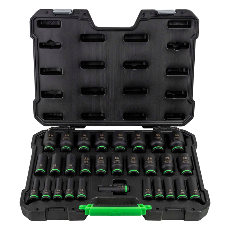 JBM (55005) 1/2" Drive 29-Piece Deep Hex Impact Socket Set