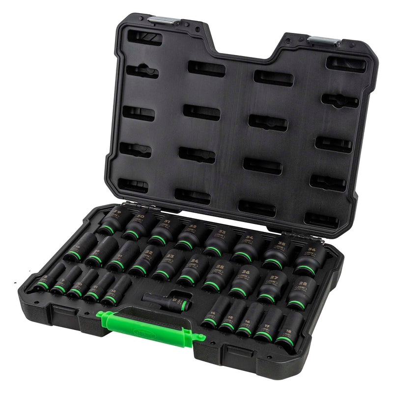 JBM (55005) 1/2" Drive 29-Piece Deep Hex Impact Socket Set