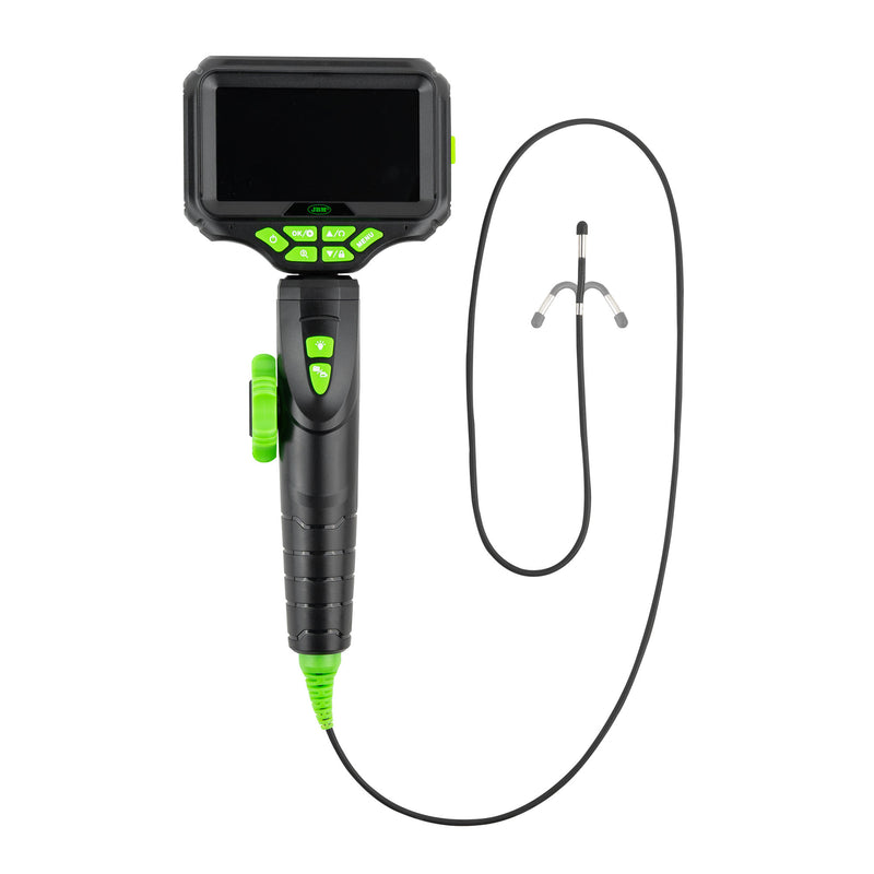 Endoscopio articulado bidireccional JBM (55121) con pantalla IPS, cámara HD e iluminación LED