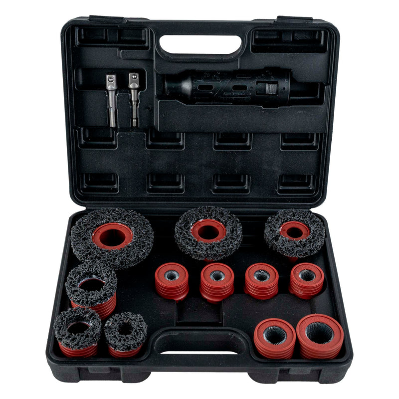 JBM (55126) 15-Piece Wheel Hub Cleaning Set