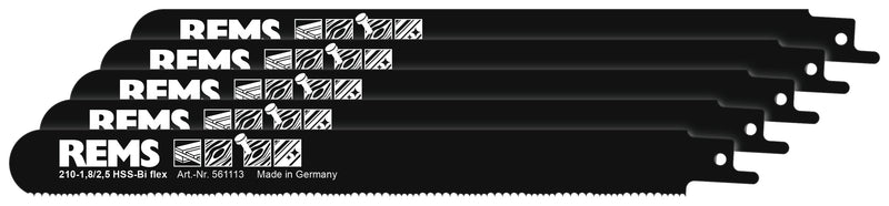 REMS (561113 R05) Saw Blades 210-1, 8/2. 5, Pack of 5