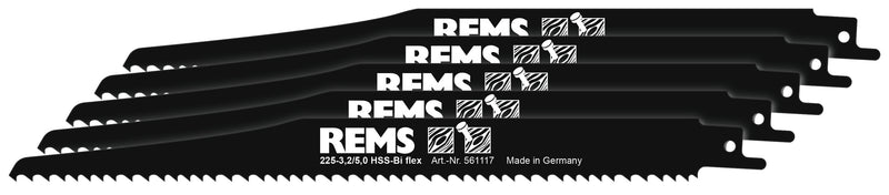 REMS (561117 R05) Saw Blades 225-3, 2/5,0, Pack of 5
