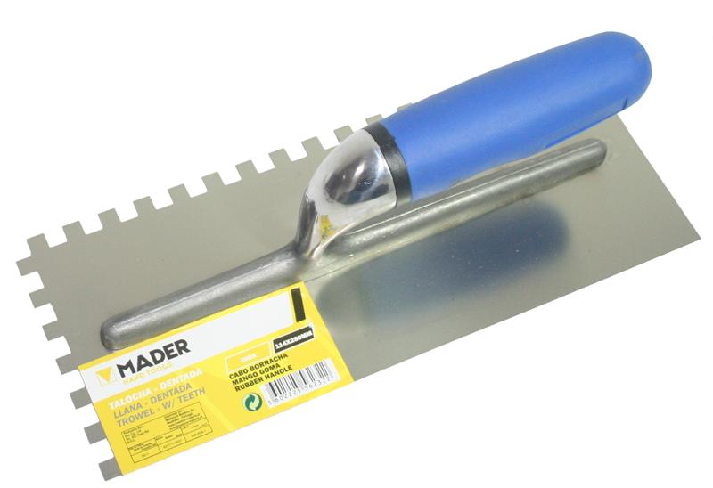 Talocha de Pedreiro Dentada INOX, 280x114mm
