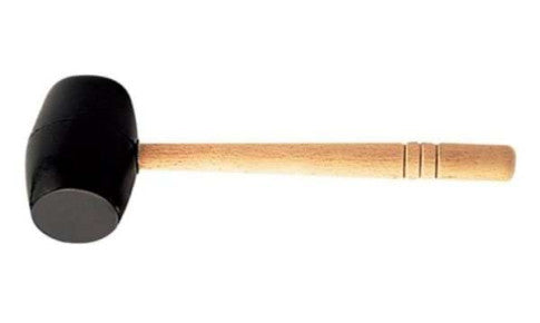 Rubi (65905) Black Flat-Faced Rubber Mallet 500g