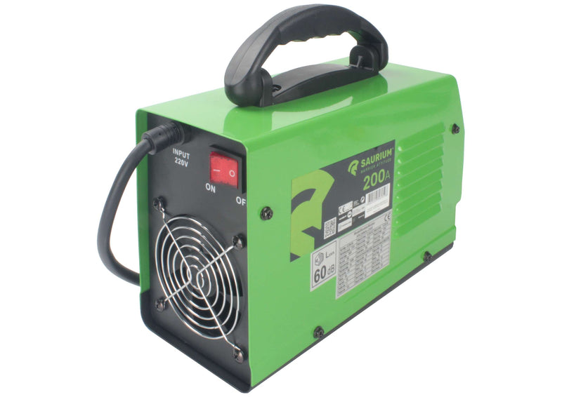 Máquina de soldadura inverter, 200 A - SAURIUM®