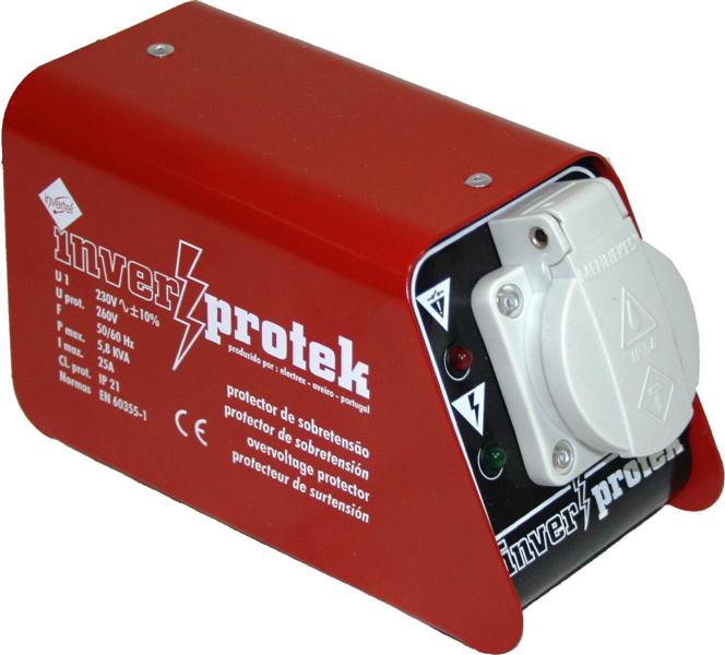 Protector de Sobretensão para Gerador, 25A, 5.8kVA