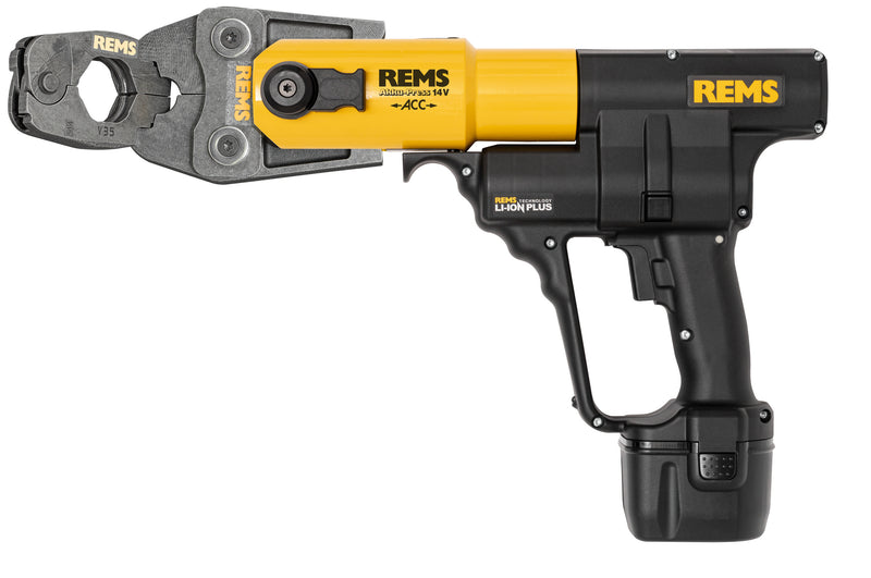 REMS (571019 R220) Batería de prensa de 14 V, paquete básico L-Boxx