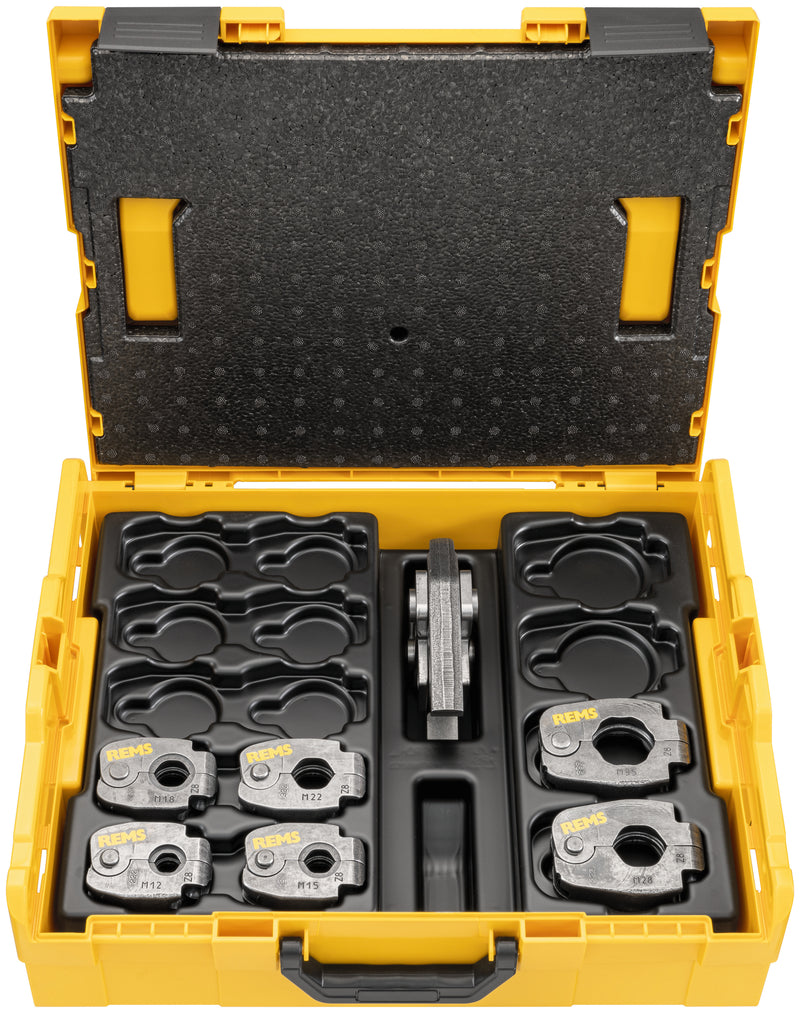 REMS (574627 R) Juego de anillos de prensado S M 12+15+18+22+28+35 Z8 L-Boxx