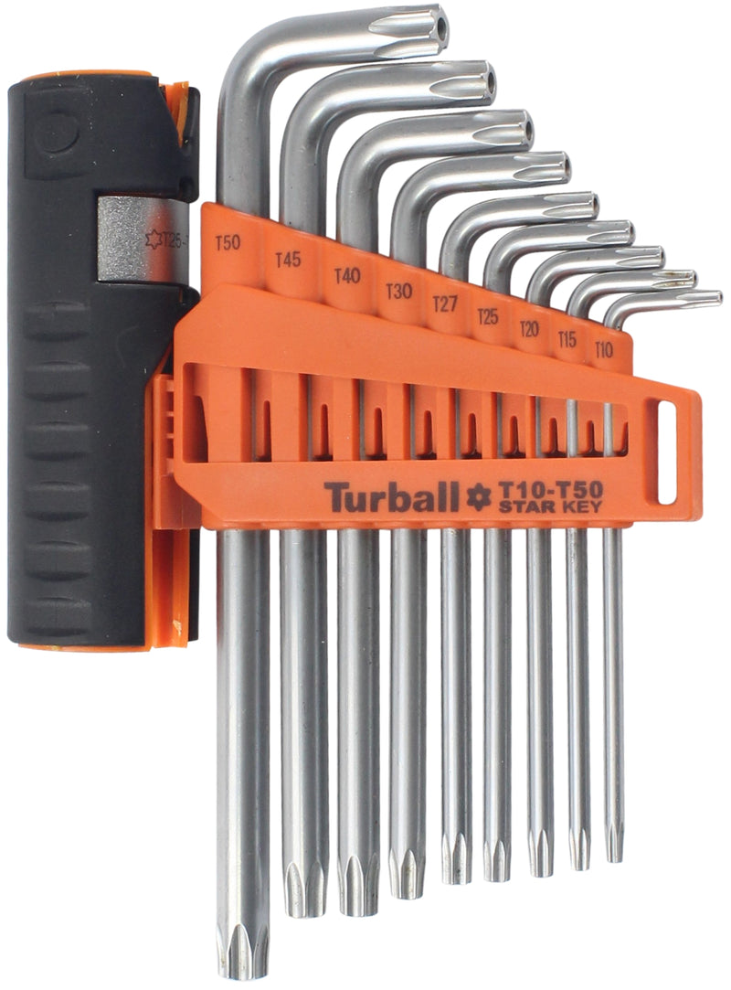 Chave Torx com Furo com Adaptador, 9Un