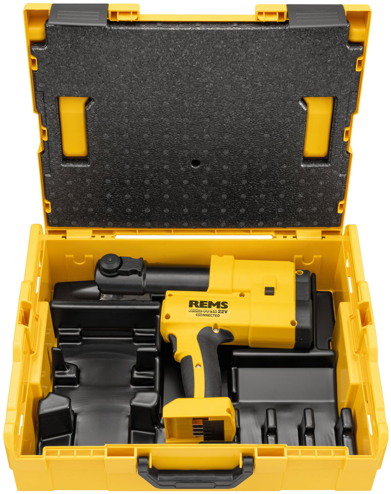 REMS (576005 R22) Batería de prensa 22 V conectada Paquete básico\P L-Boxx