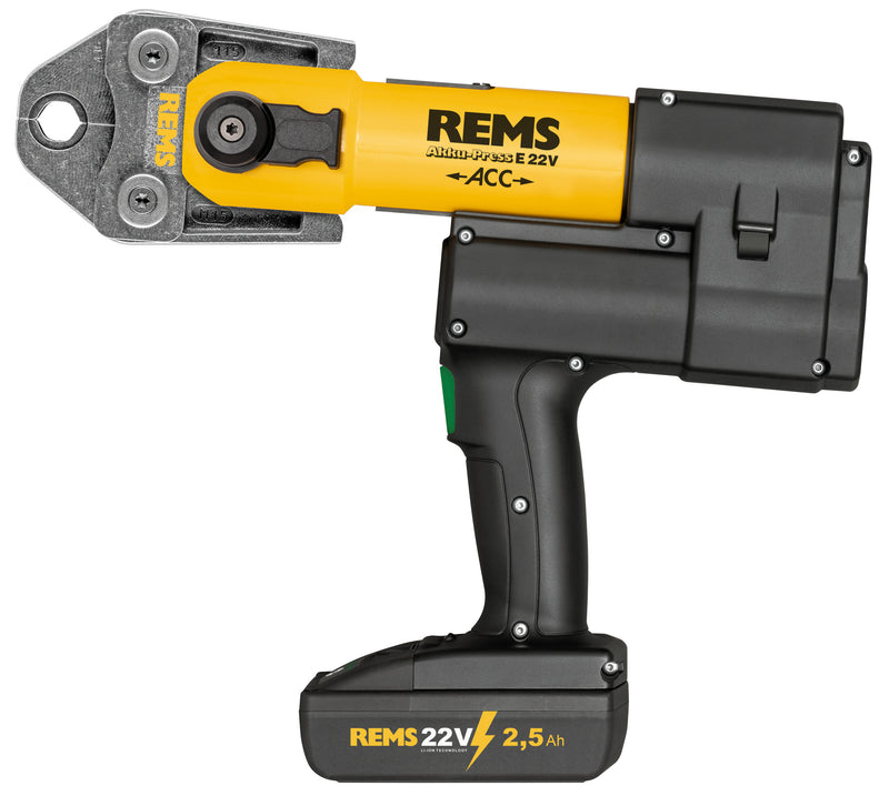 REMS (576017 R220) Akku-Press E 22V Acc Paquete básico L-Boxx