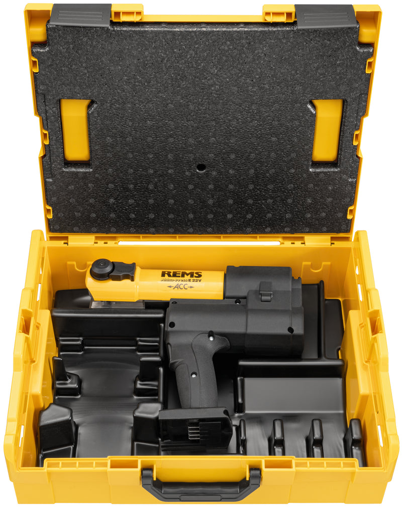 REMS (576019 R22) Akku-Press E 22V Acc Paquete básico\P L-Boxx