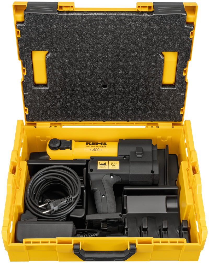 REMS (576067 R220) Batería de prensa de 22 V, edición L-Boxx
