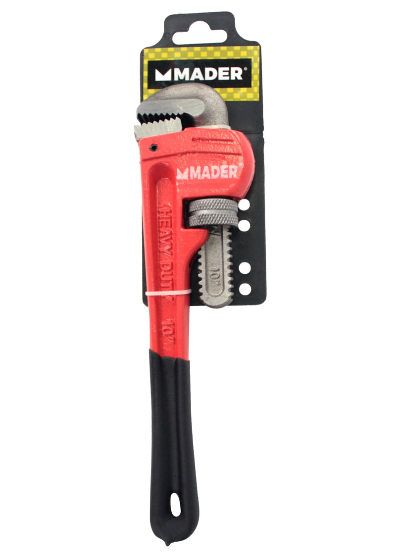 Llave para tubos Stilson, mango revestido, 250 mm - MADER®