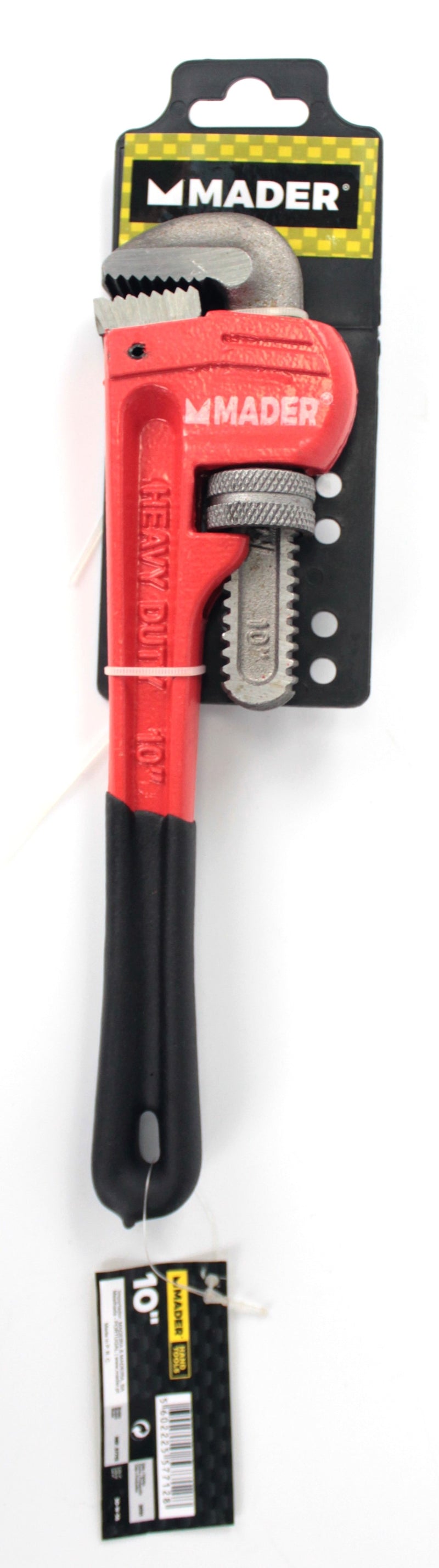 Llave para tubos Stilson, mango revestido, 250 mm - MADER®