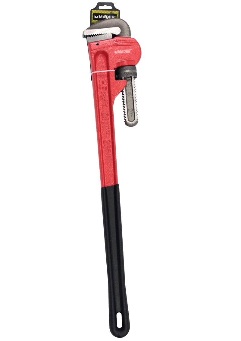 Llave para tubos Stilson, mango revestido, 900 mm - MADER®