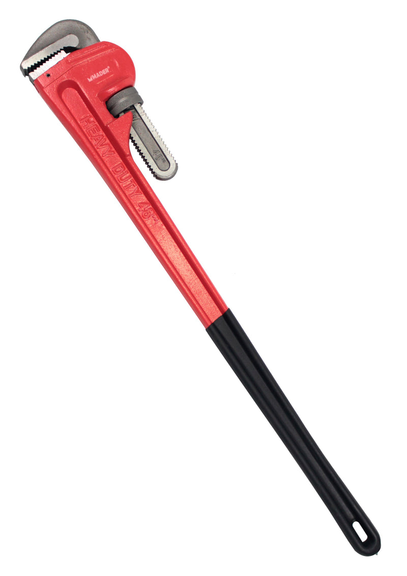 Llave para tubos Stilson, mango revestido, 1200 mm - MADER®
