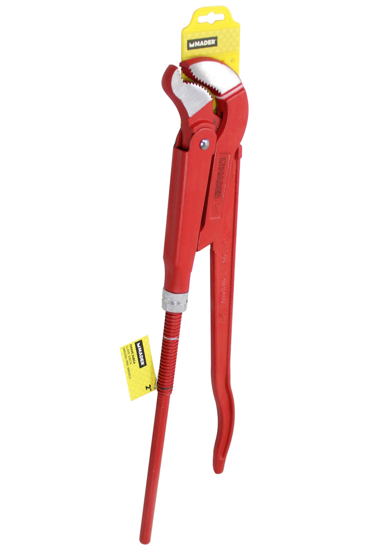 Swedish Pipe Wrench, 2", Chrome Vanadium - MADER®