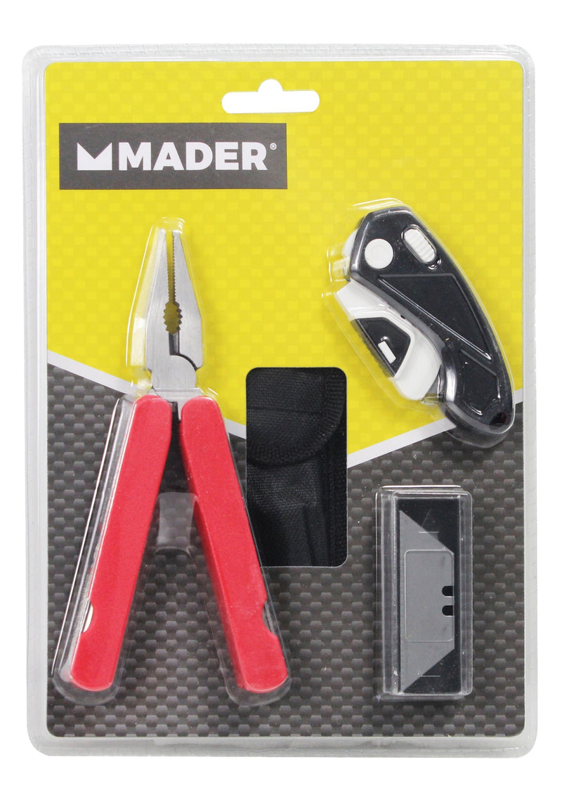 Multifunction Plier, with Knife and Bag - MADER®