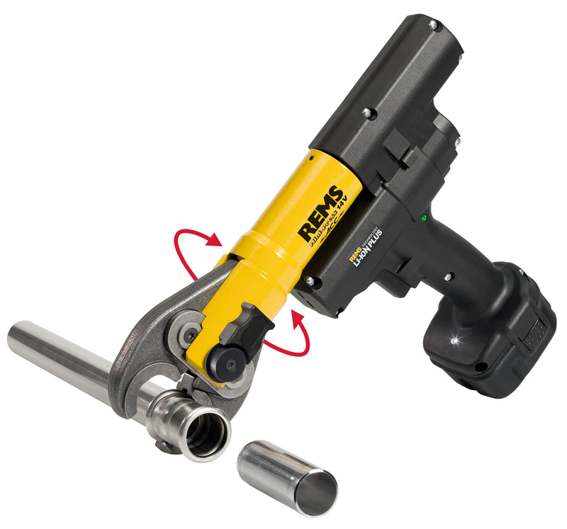REMS (578043 R220) Mini-Press 14V Juego de accesorios M 15+18+22 L-Boxx