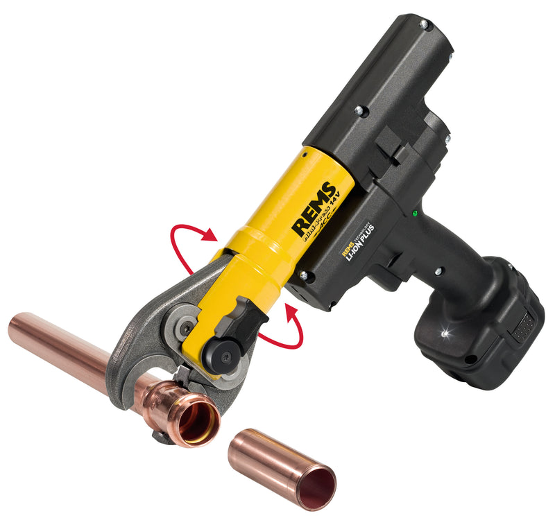 REMS (578044 R220) Mini-Press 14V Juego de accesorios V 15+18+22 L-Boxx