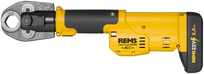 REMS (578037 R220) Mini-Press S 22V Juego de accesorios V 15+22+28 L-Boxx