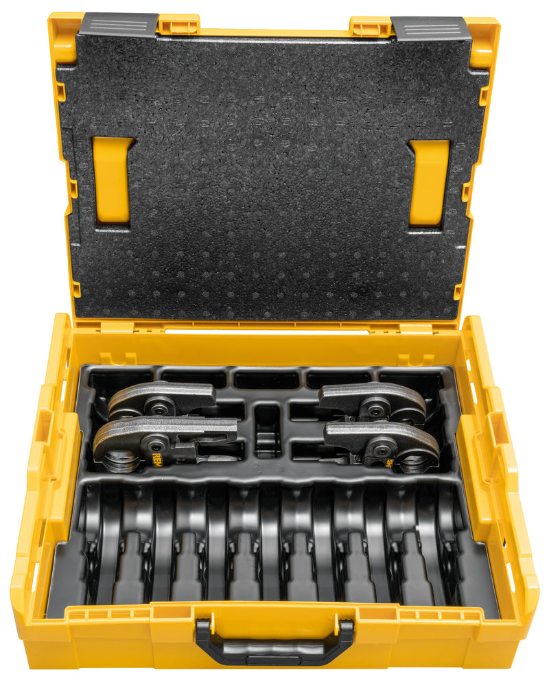 REMS (578057 R) Juego de tenazas de prensar Mini M 15+22+28+35 L-Boxx