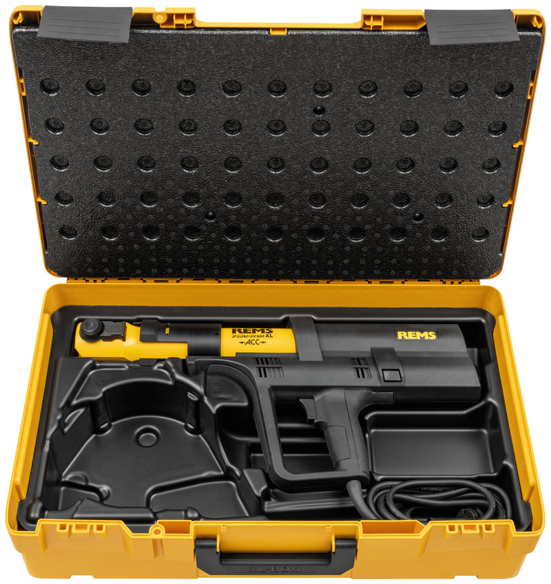 REMS (579012 R220) Prensa de potencia XL, paquete básico, caja L