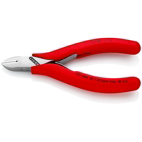 Knipex (77 01 115) Alicate de corte diagonal para electrónica con junta de caja.