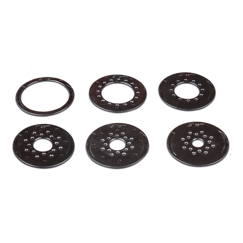 Holzstar (5913500) Juego de depósitos de mesa ⌀13/19/26/38/51/76mm