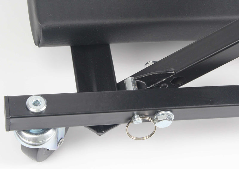 Asiento plegable tipo camilla con ruedas, taller de coches - MADER®