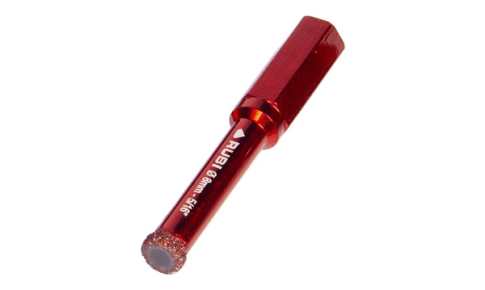 Rubi (5924) Broca diamantada DRYGRES 4DRILL de 8 mm