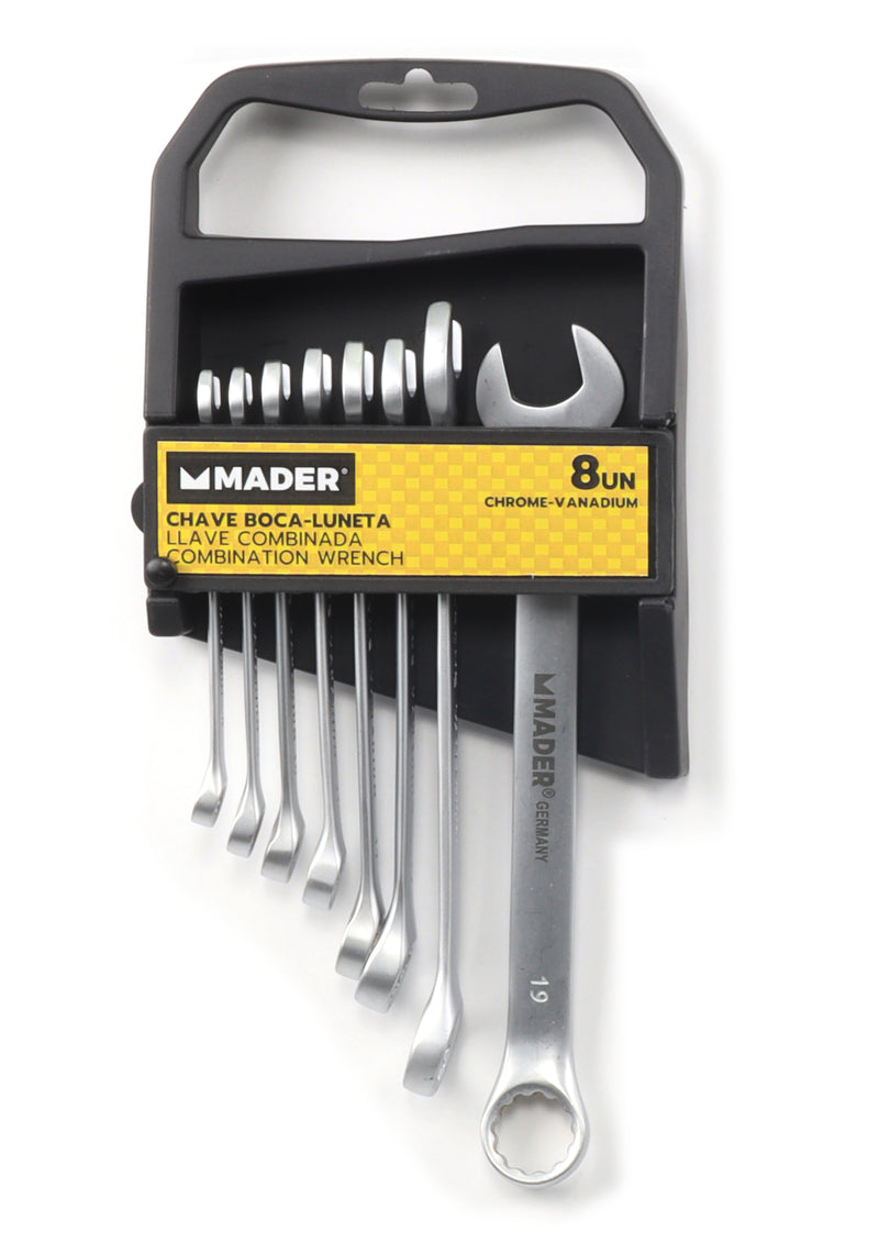 Combination Wrench, CRV, 8Un - MADER®