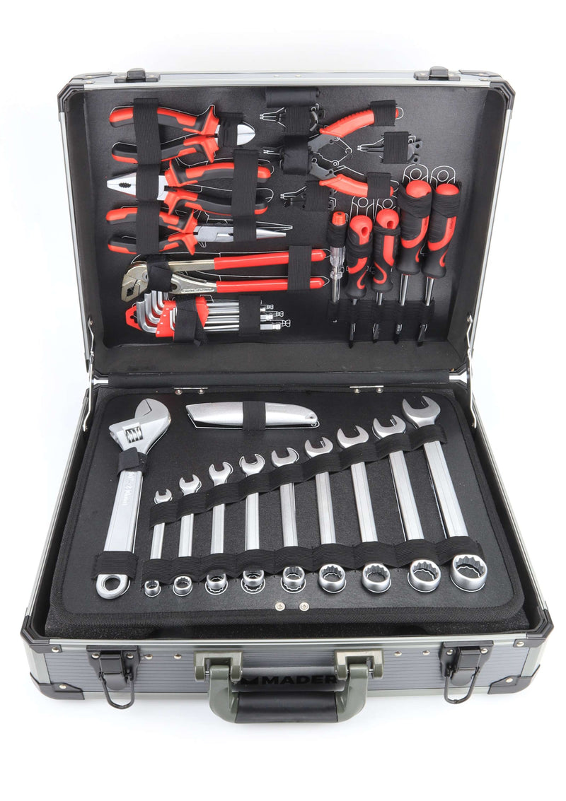 Mala com Ferramentas 1/4" - 1/2", 123un, CRV