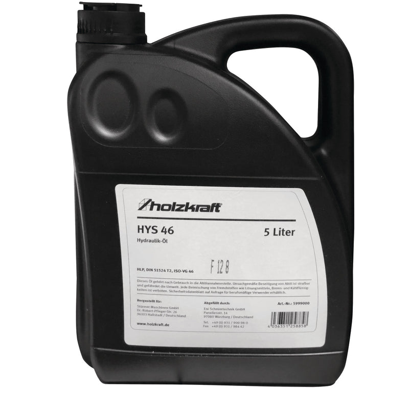 Holzstar (5999000) Hydraulic oil HYS 46, 5 liters