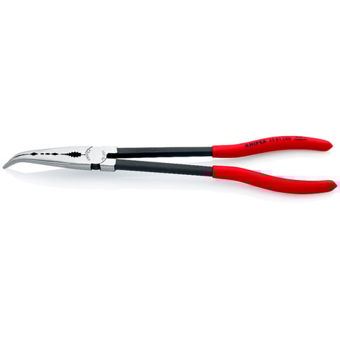 Alicate de bico longo Knipex (28 81 280) com perfis transversais