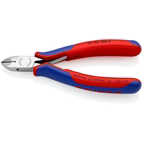 Knipex (77 02 120 H) Electronics Diagonal Cutter with carbide cutting edges