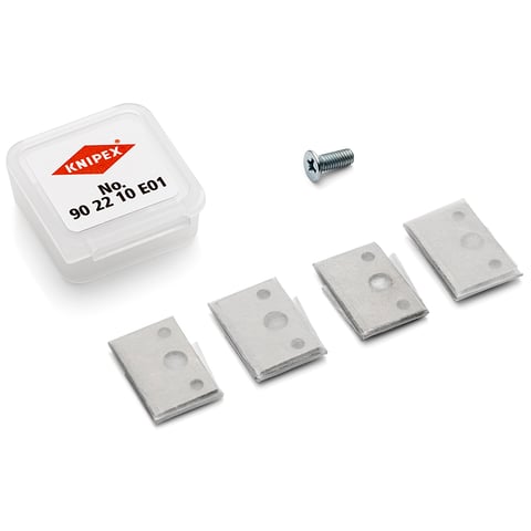 Knipex (90 22 10 E01) Juego con 8 cuchillas de repuesto para 90 22 10 BK