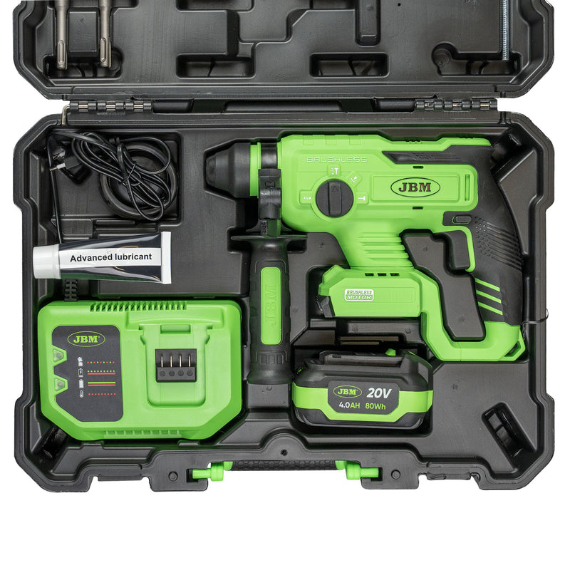 JBM (60023C) Brushless Rotary Hammer with Storage Case