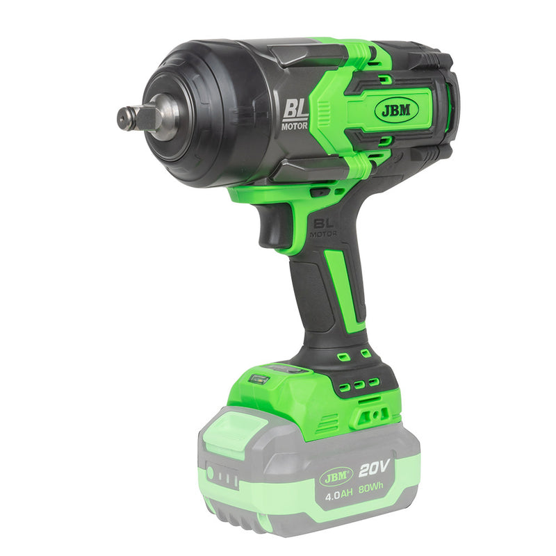 Chave de impacto sem escovas JBM (60044) 1/2" 1300nm