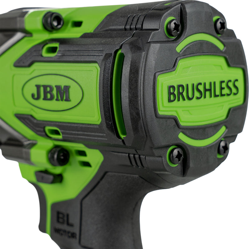 JBM (60051) 1/2" 1000nm Battery-Powered Brushless Impact Wrench