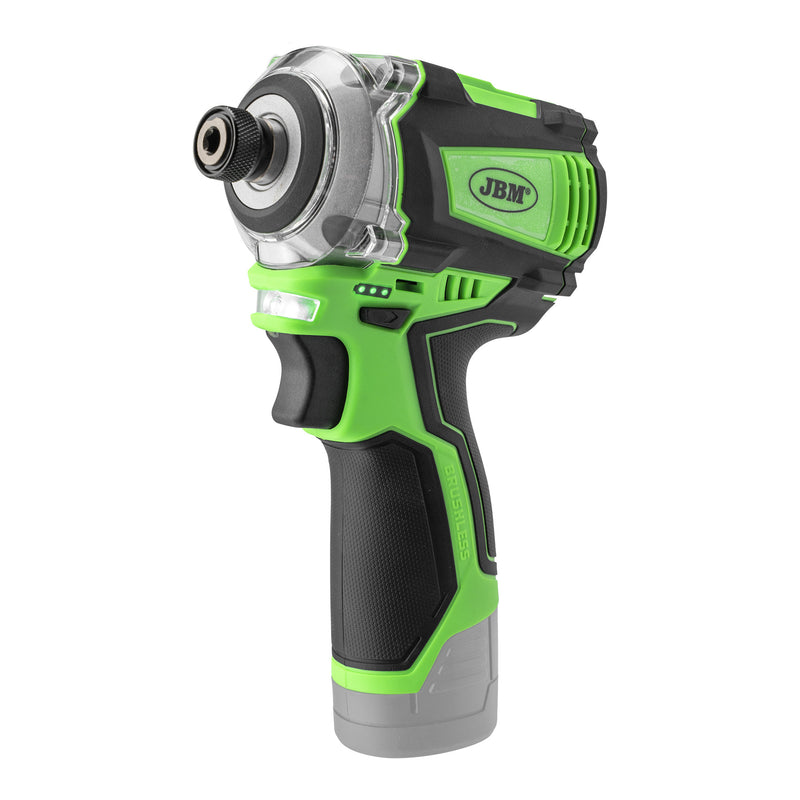 Atornillador de impacto sin escobillas JBM (60060) de 1/4" y 150 nm