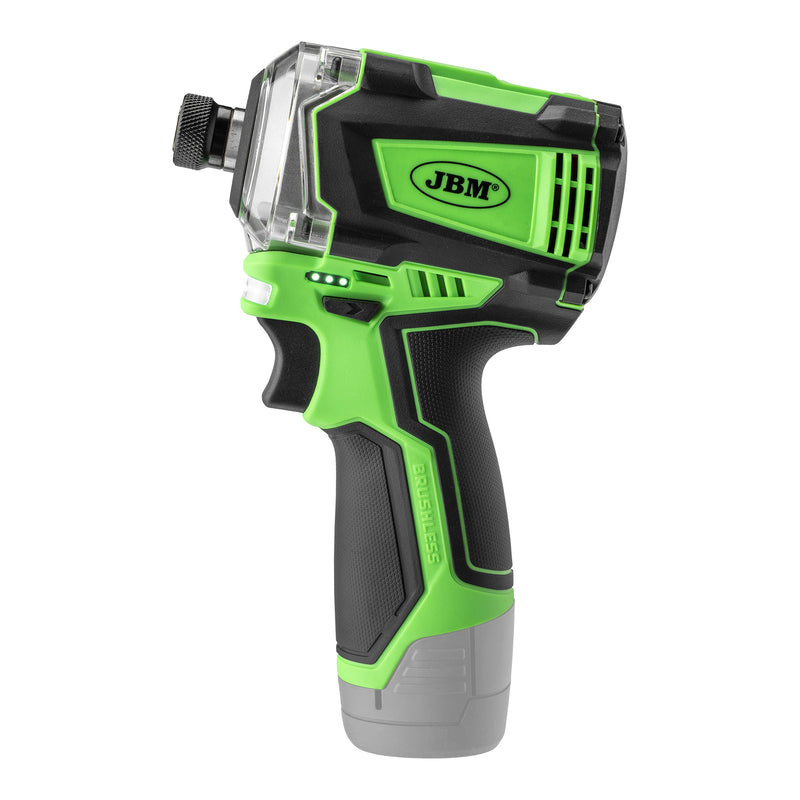 Atornillador de impacto sin escobillas JBM (60060) de 1/4" y 150 nm