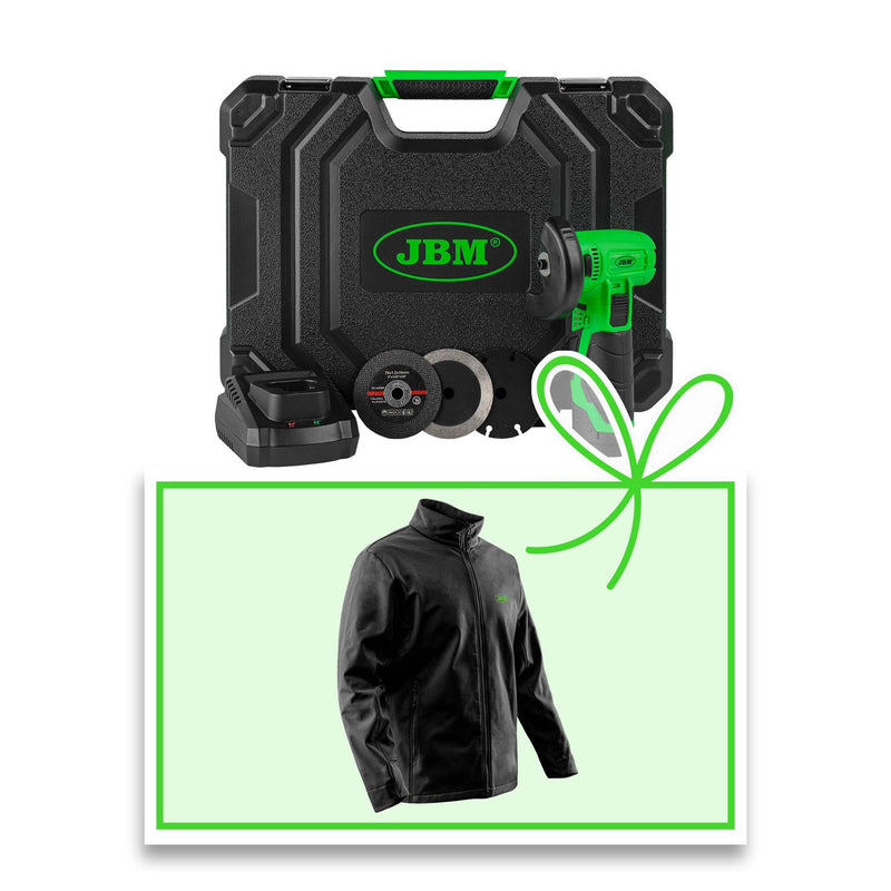 JBM (60061C-J2XL) 12V Cordless Cutting Tool with Case + Jacket 2XL
