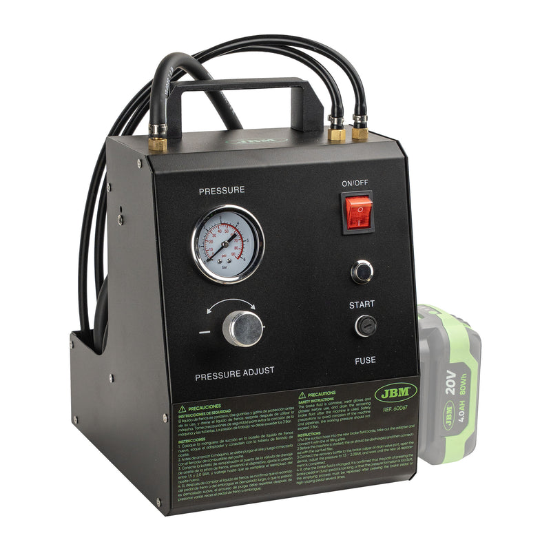 JBM (60067) Sangrador de travão elétrico alimentado por bateria