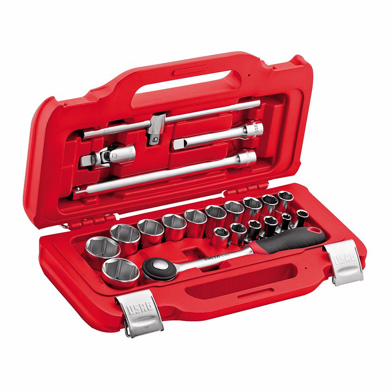 USAG (601 1/2 J22) Surtido con dados hexagonales en caja modular (22 uds.)