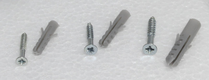 Parafuso com Bucha 4x25mm, 6Un
