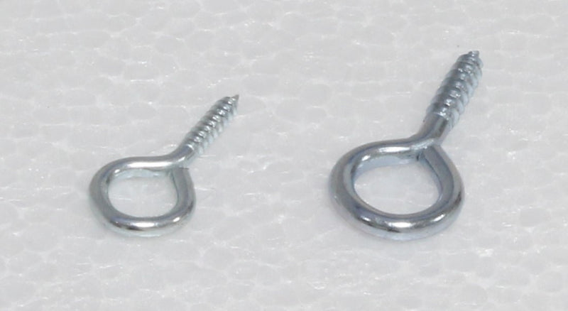 Ganchos de ojo galvanizados de 28 mm y 20 unidades - MADER®