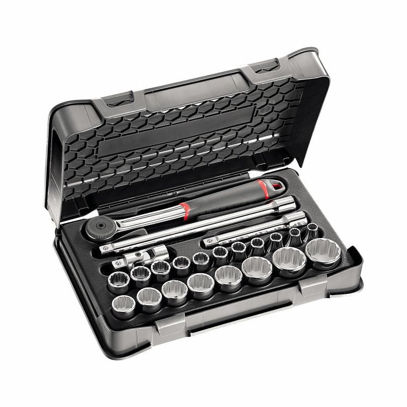 USAG (606 1/2 A) Surtido con vasos bihexagonales en estuche de ABS (23 uds.)