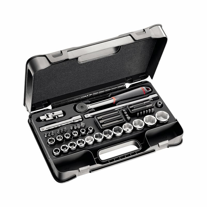 USAG (519/607ICEA) Assortment With Hexagonal Sockets In Abs Case (48 Pcs.)